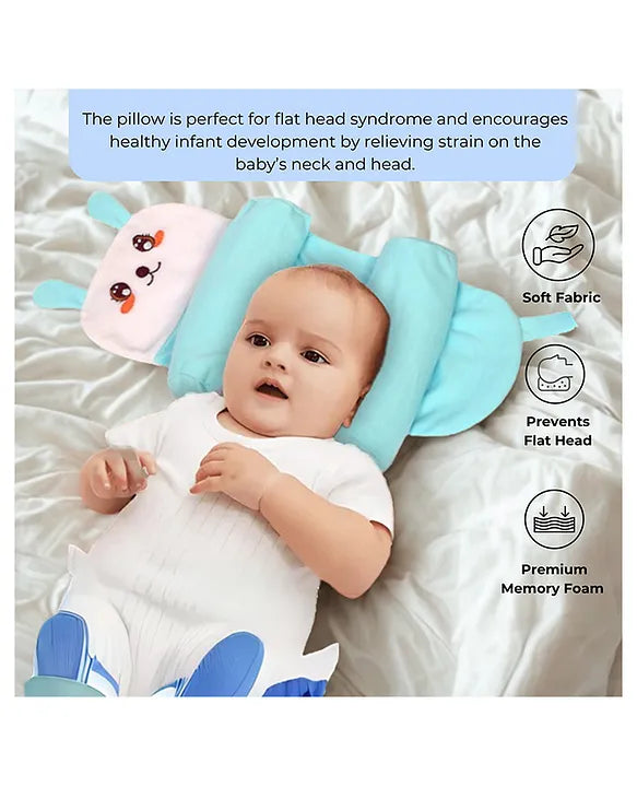 Baby Shaping Head Support Pillow | Adjustable Fit | Cotton-Soft Sleep Pillow